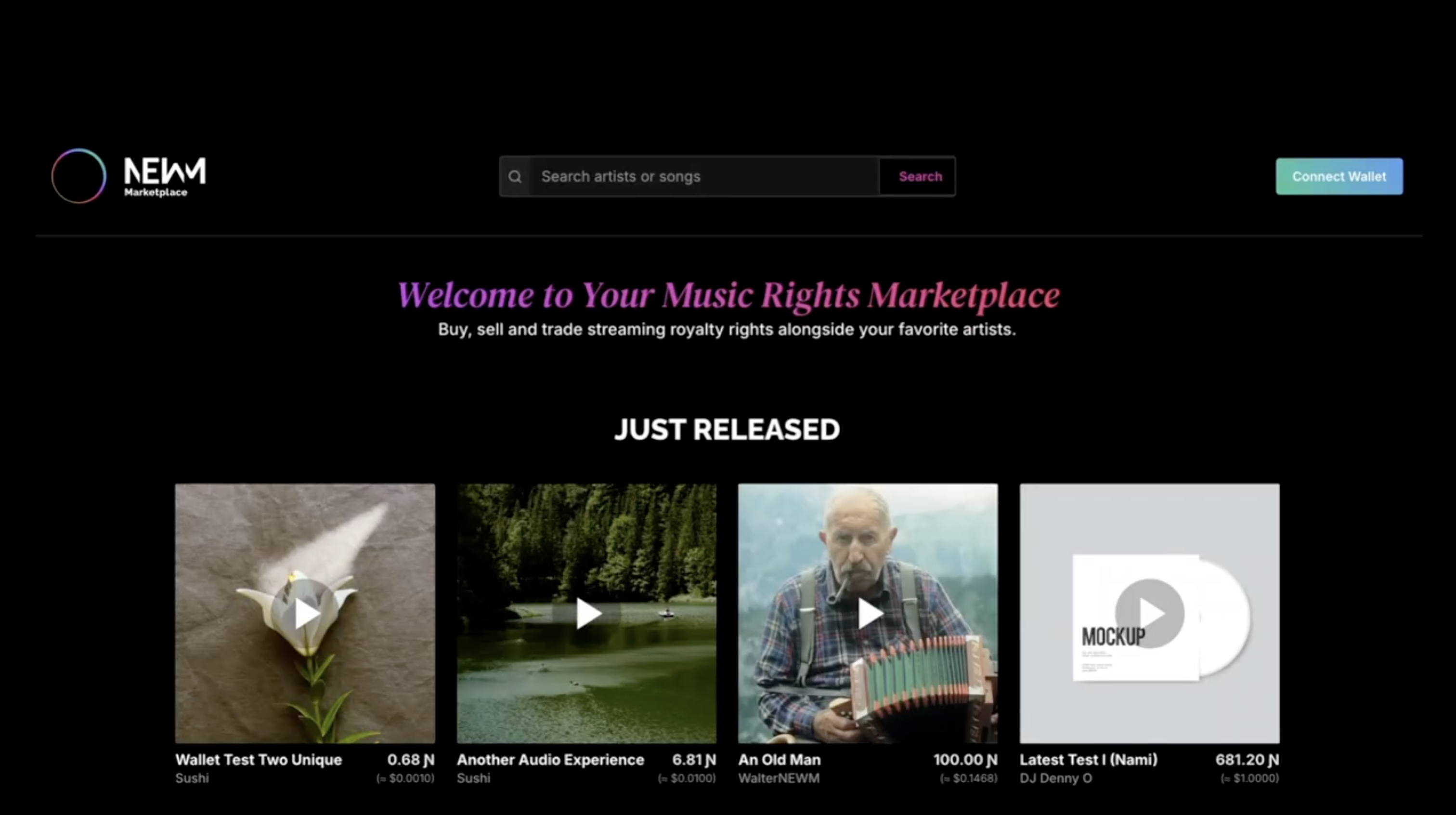 NEWM Marketplace
